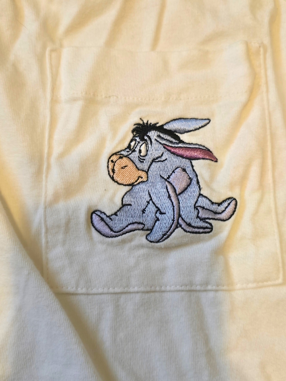 Vintage Disney Store Eeyore Embroidered Sleep Tank Top – Size L/XL - Picture 2 of 6